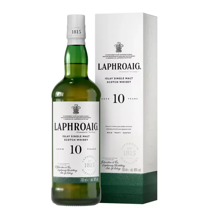 LAPHROAIG ISLAY SINGLE MALT WHISKY 10YO 0,7 - Image 1