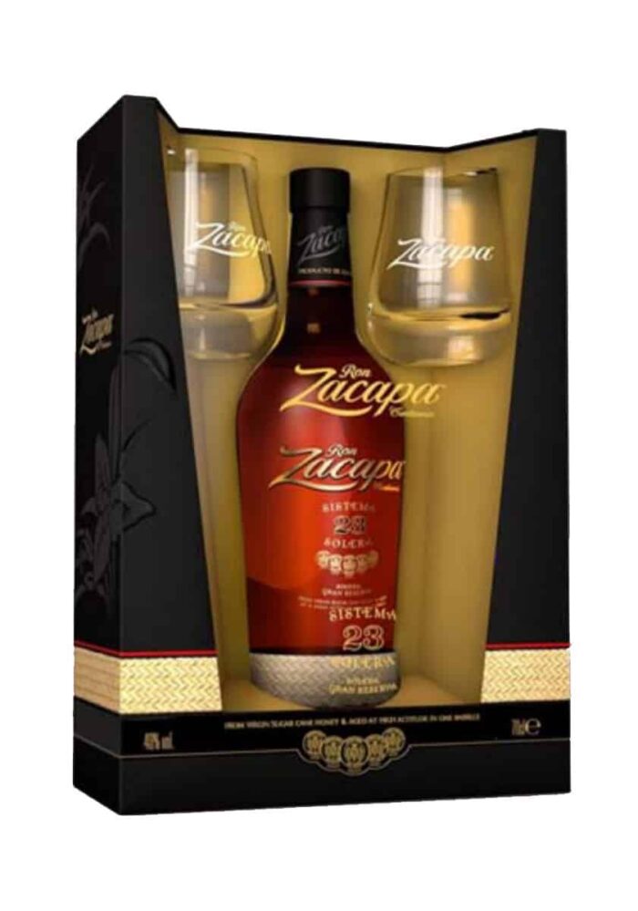 ZACAPA 23 YEARS CENTENARIO GRAN RES. + 2 GLA - Image 1