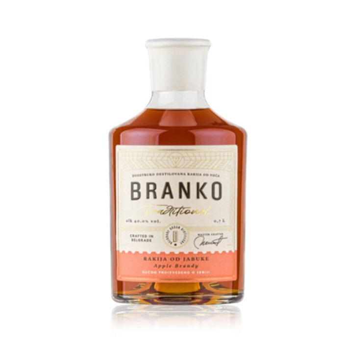 RAKIJA BRANKO TRADITIONAL JABUKA 40% 0,7L - Image 1