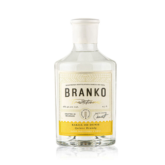 RAKIJA BRANKO TRADITIONAL DUNJA 40% 0,7L - Image 1