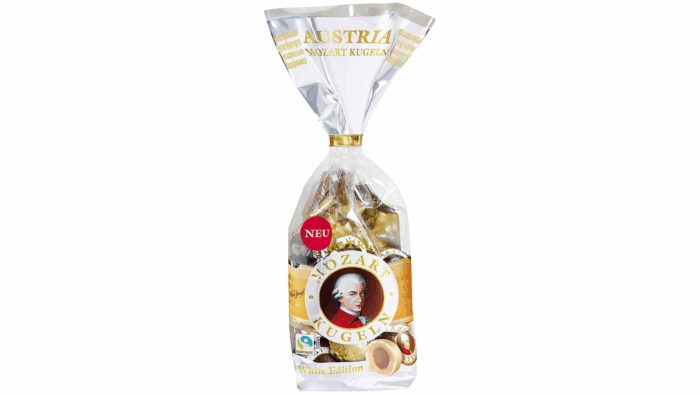 MOZART KUGLE BELA COKOLADA 231G - Image 1