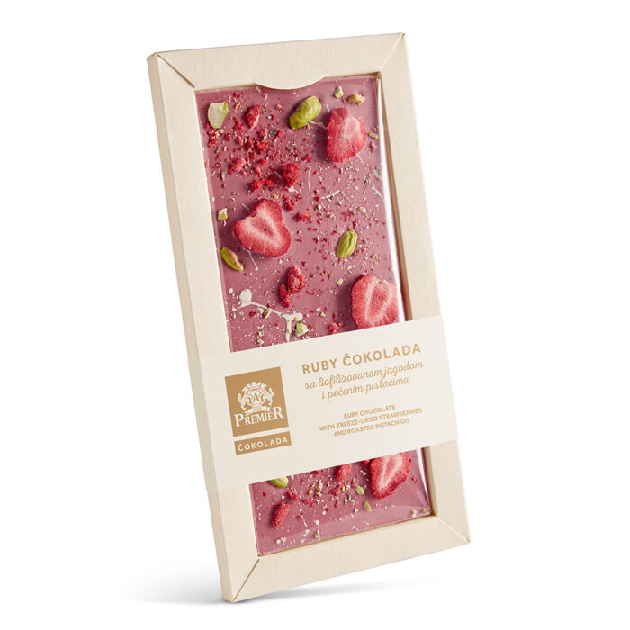 PREMIER BARK RUBI COK.SA JAGODOM I PISTACIMA - Image 1