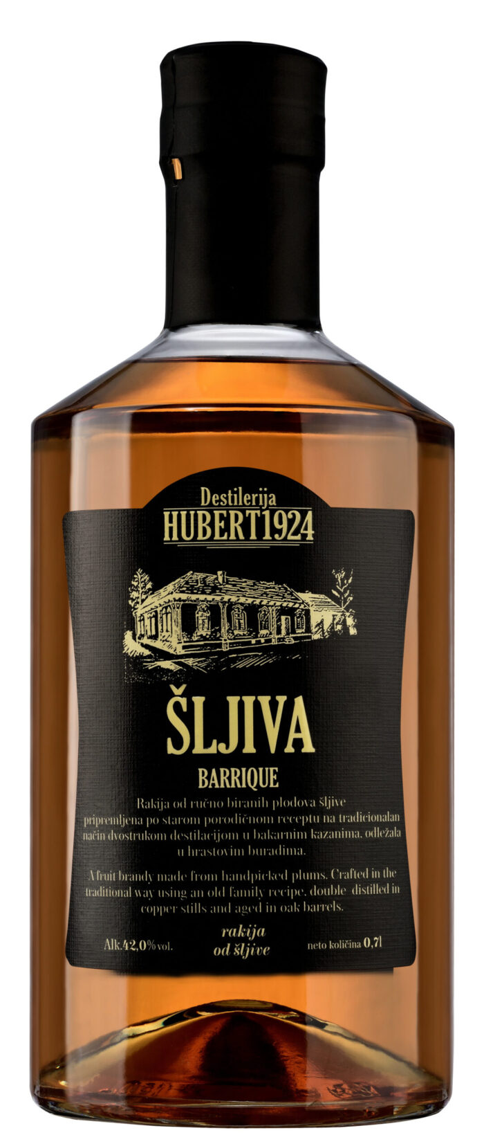 HUBERTOVA RAKIJA SILJVA BARRIQUE 0.7L - Slika 1