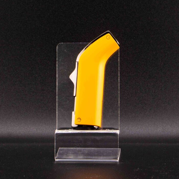 GAMBINO METALNI UPALJAC SA DUPLIM TURBO PLAMENOM ZUTI - Slika 1