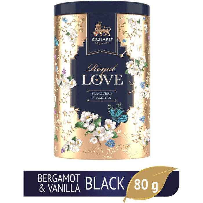 RICHARD ROYAL LOVE GOLD CRNI CEJL.CAJ SA BERGAM.80G MET.KUT. - Image 1