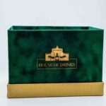 KUTIJA KOCKA ZELENA PLIS HOUSE OF DRINKS