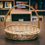 KORPA OVAL NATUR S 28X20X33